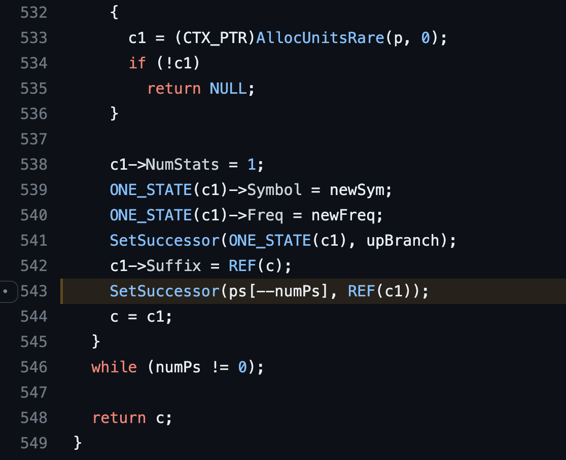 7zip vulnerable code causing integer overflow