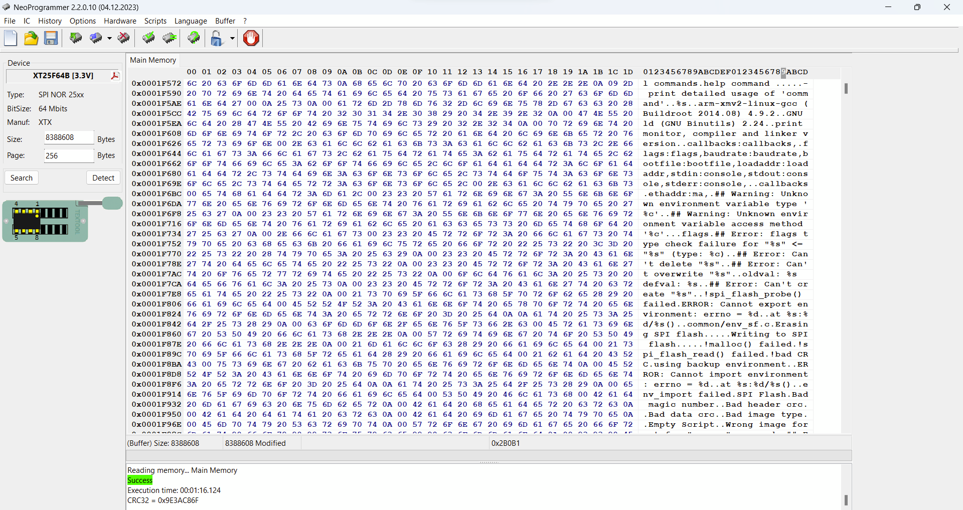 Dumping the Firmware
